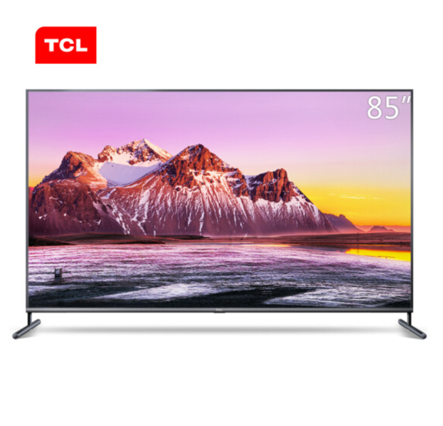 TCL 85X6C 85英寸液晶电视机 4k超高清 全面屏(含高清线、转接头)