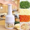 0.3升小号[碎沫使用]无赠品 家用按压式碎菜绞肉机拍拍乐料理机手动搅拌机厨房多功能拌饺子馅