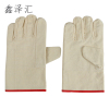 手套 家务手套电焊耐用隔热工作手套机械工业帆布劳保手套双层帆布手套