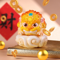 黄金足金摆件0.05克招财纳福貔貅摆件 0.05克