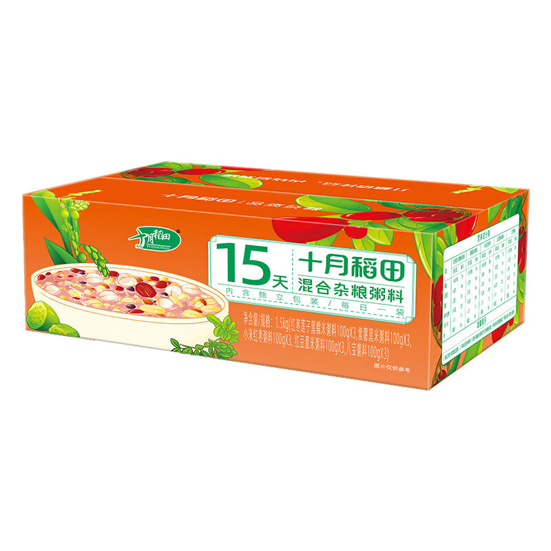 十月稻田混合杂粮粥料1.5kg杂粮粥