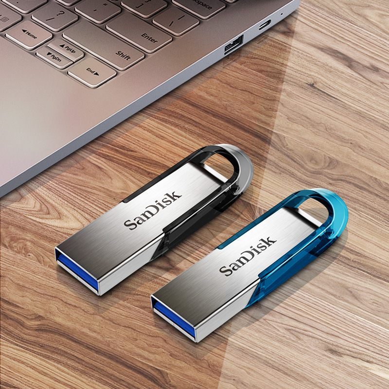 闪迪(SanDisk)酷铄(CZ73)U盘128G 高速USB3.0 加密金属优盘高清大图