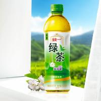 统一绿茶茉莉味茶饮料低糖500ml*15瓶整箱小瓶绿茶解腻饮料
