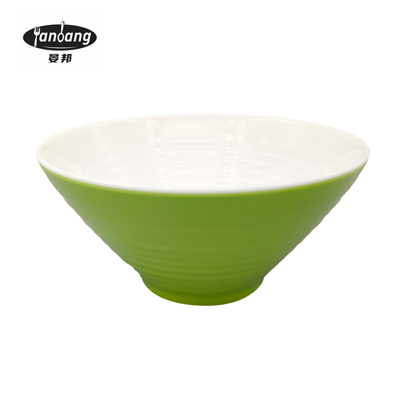 晏邦 密胺锥形碗 5.7寸 直径147*68mm 1个