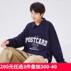 唐狮秋冬季新款卫衣男潮in潮牌立领polo卫衣男生蓝色春秋款