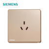 西门子(SIEMENS)开关插座 睿致玫瑰金系列10A三孔电源插座5UB81133NC04