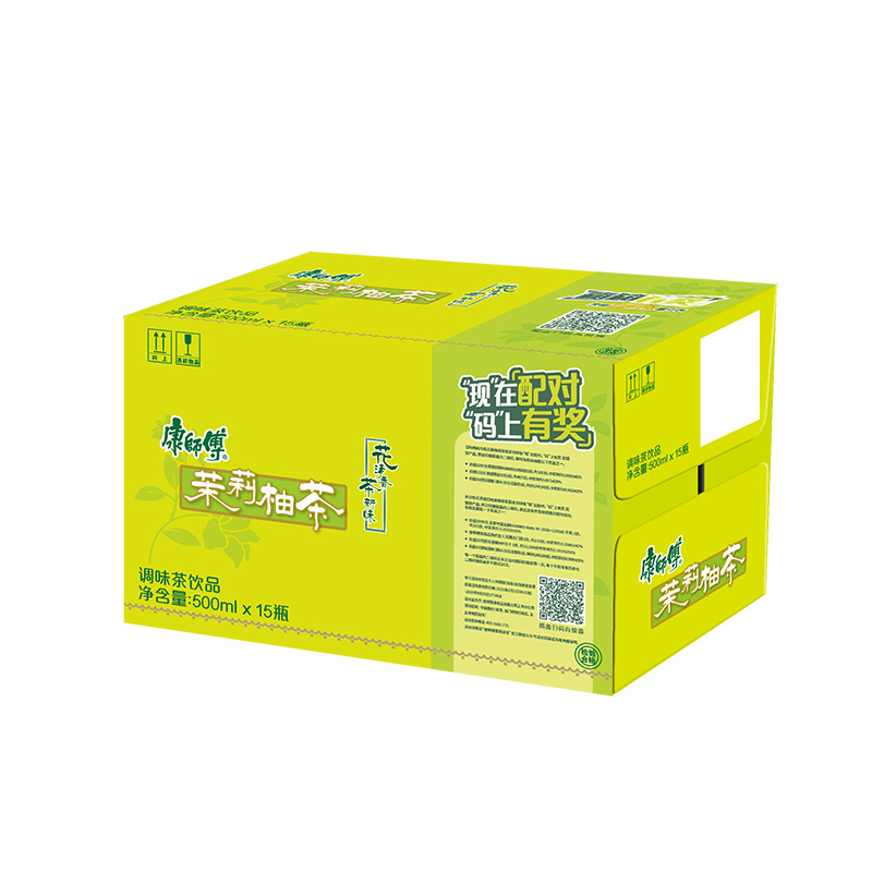 康师傅 茉莉柚茶500ml*15瓶饮料饮品整箱