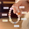 多巴胺天然白水晶手串女清新多宝手链高颜值学生党显白ins风