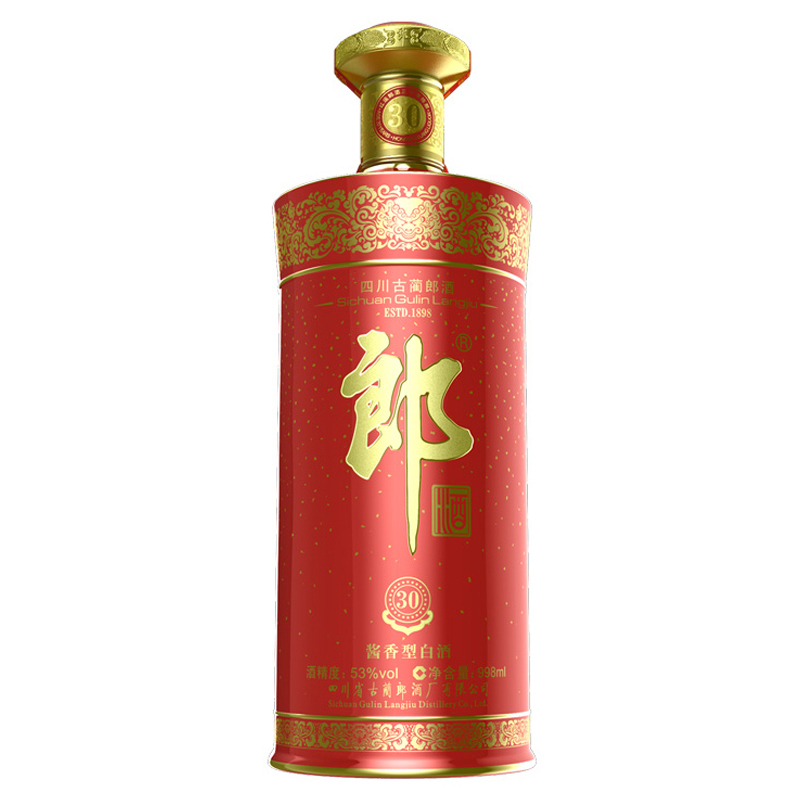 郎酒 红运郎(30)53度 998ml 单瓶装 酱香型白酒