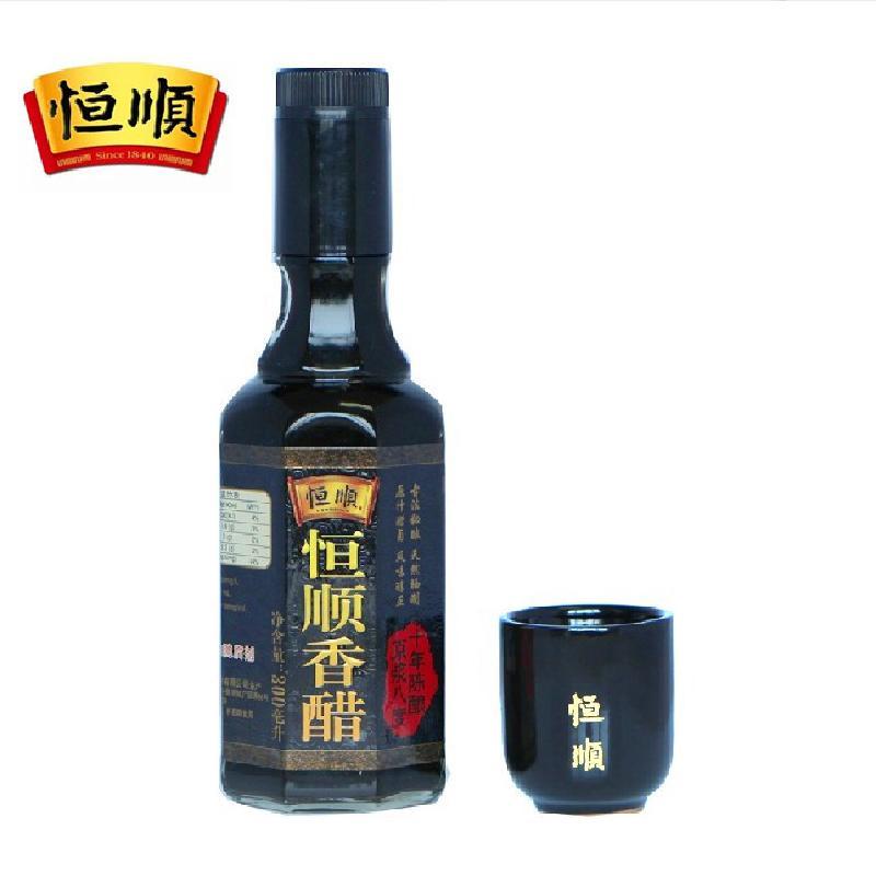恒顺香醋 300ml *12 十年陈酿 12瓶装(2瓶送一个礼袋)高清大图