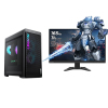 联想(Lenovo)拯救者刃7000K 游戏设计台式电脑整机(5-13400F RTX4060 8GB显卡 16G DDR5 1TB SSD 侧透)27英寸 165Hz