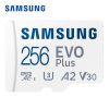 三星(SAMSUNG)TF卡256G 手机内存卡 switch 无人机gopro记录仪存储卡U3 V30 A2读160M