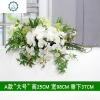 假花仿真花客厅冰箱空调装饰品摆件演讲台前台摆放花艺下垂花桌花 封后 橘色款大号仿真植物
