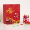 寿字回礼袋高档承重型 2021老人过寿手提袋回礼盒祝寿贺寿包装盒 开口生日小(高21-17-6.5cm 高档寿手提袋10