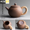 三维工匠手工无釉茶壶原矿粗陶家用陶瓷泡茶壶功夫茶具禅意复古泡茶器