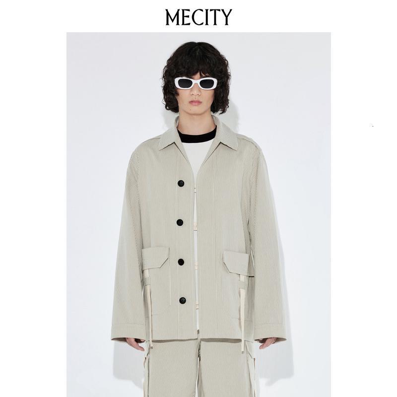 [1件3折价:226.5]ME&CITY纯棉工装风格茄克外套
