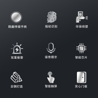 虎王保险箱品牌尚虎45指纹保管箱全钢家用酒店小型电子钥匙床头柜衣柜防盗固定防撬办公室文件柜防火保险柜单位储物