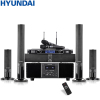 现代 HYUNDAI 家庭影院音响组合KTV套装 模拟5.1音响设备客厅电视家用壁挂落地 H1家影+万利达麦克风vt10
