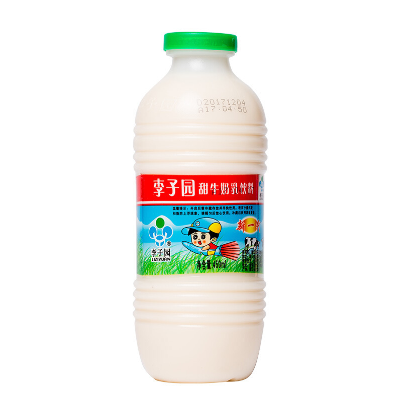 李子园甜牛奶乳饮料450ML1*12