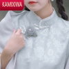 KAMIXIWA川黛九如巷胸针配饰旗袍压襟国风百搭绢花胸针挂饰汉服日常百搭