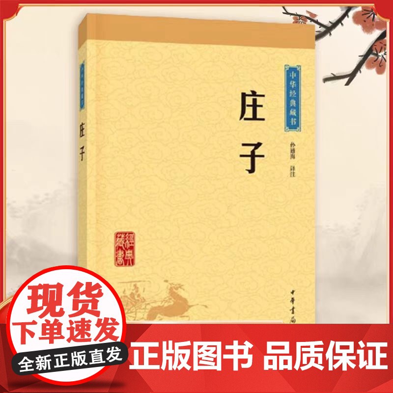 庄子 中华经典藏书 升级版 孙通海译注 中华书局出版 了解庄子的思想与文化 更好地学习传统文化 促进自我发展 正版书籍高清大图