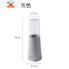 创意筷子筒带盖防尘筷笼家用餐具沥水筷子盒厨房刀叉收纳置物架 敬平 圆筒款-灰色餐具架