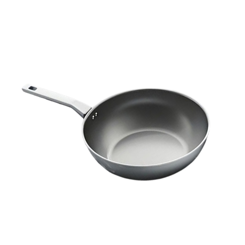 三禾煎锅24cm陶瓷不粘锅平底煎炒锅无氟涂层黛青蓝LJ24U4
