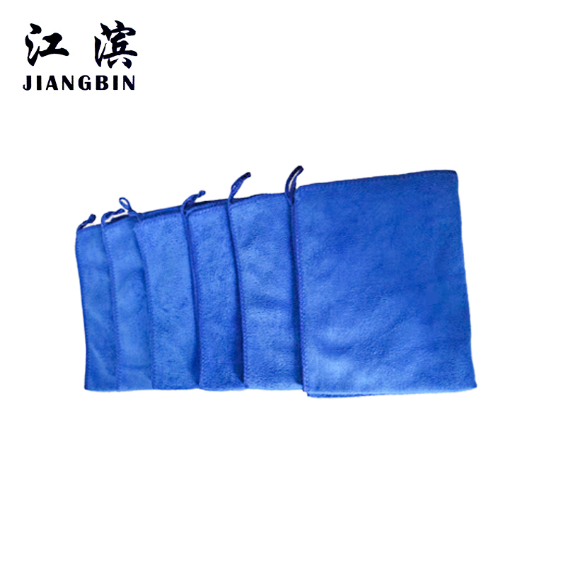 江滨(JIANGBIN)+蓝色擦拭巾+超细纤维350x450mm+1块