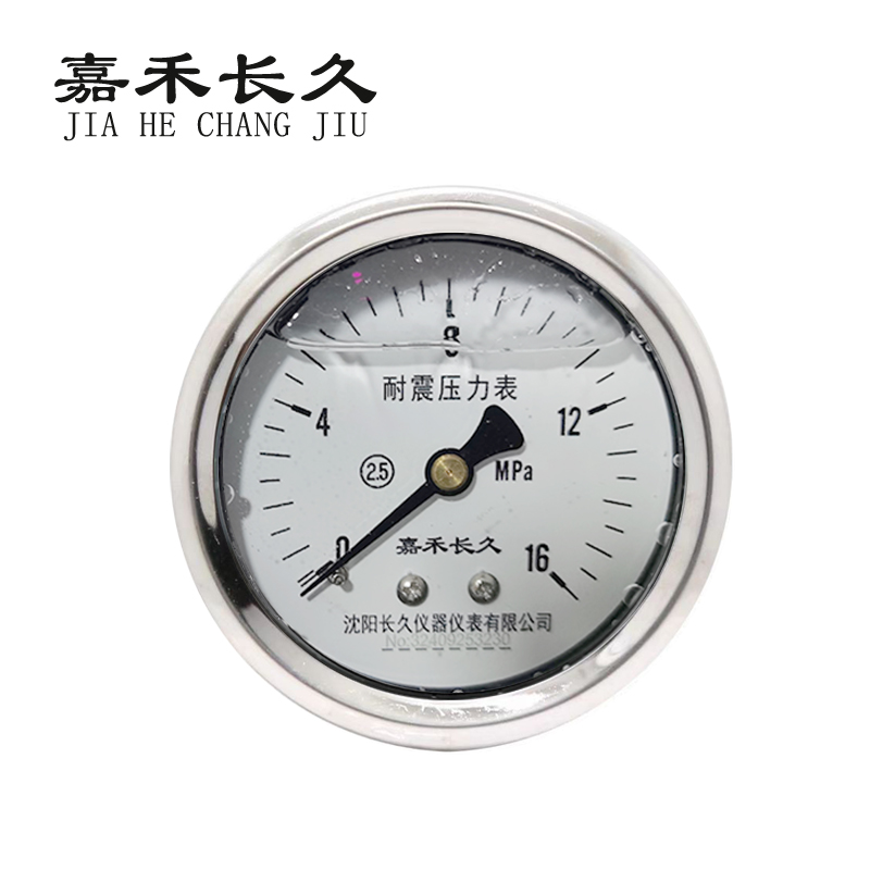 嘉禾长久 耐震压力表轴向检测定制型 YTN60Z 块 0-16Mpa