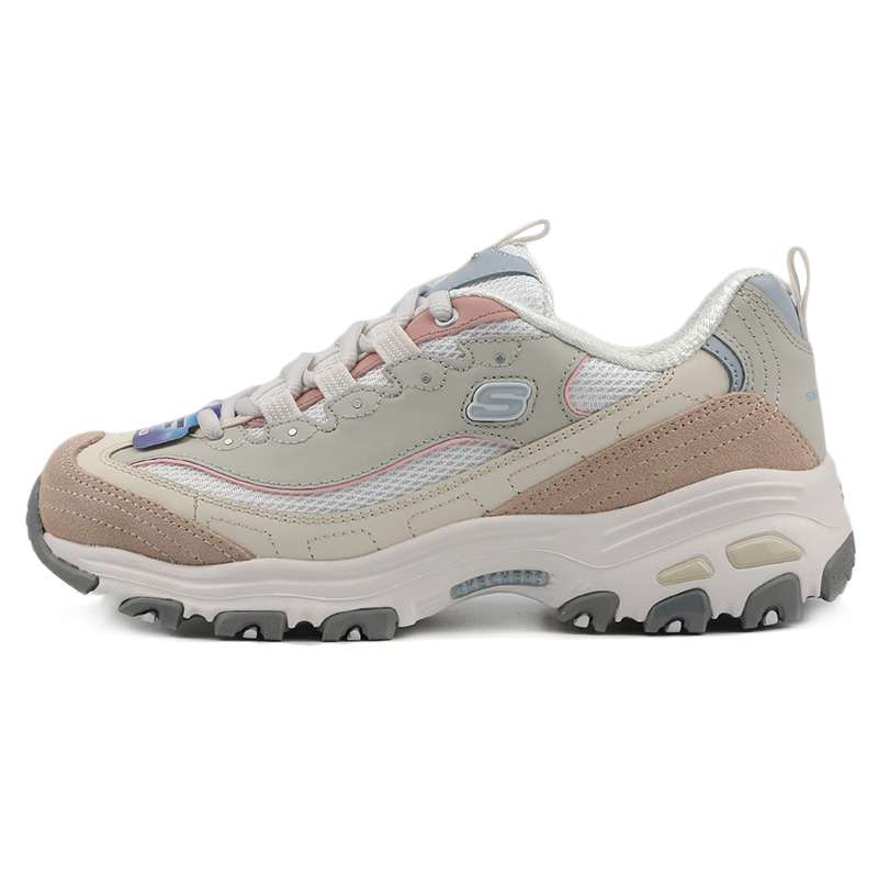 斯凯奇Skechers女鞋春季QQ豆乳夏款奶茶熊老爹鞋熊猫鞋13146-WYL35-220mm_1534