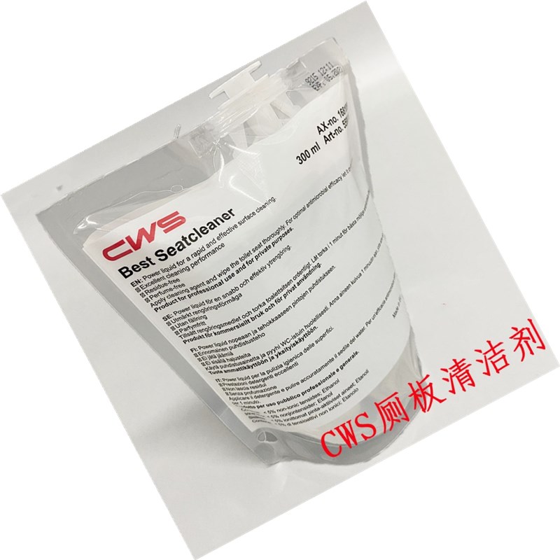 海特斯CWS厕板清洁剂马桶座垫消毒剂 300ml/袋高清大图