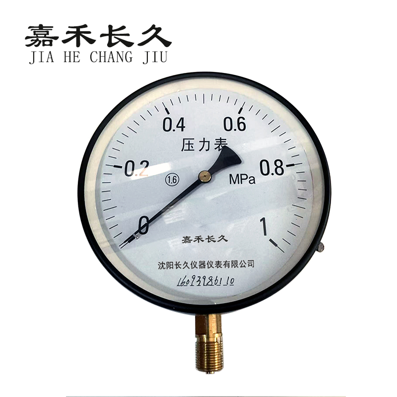 嘉禾长久/普通压力表/Y200/个 0-1Mpa
