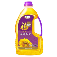 中粮福临门压榨一级葵花籽油1.8L*桶家用脱壳压榨充氮保鲜食用油