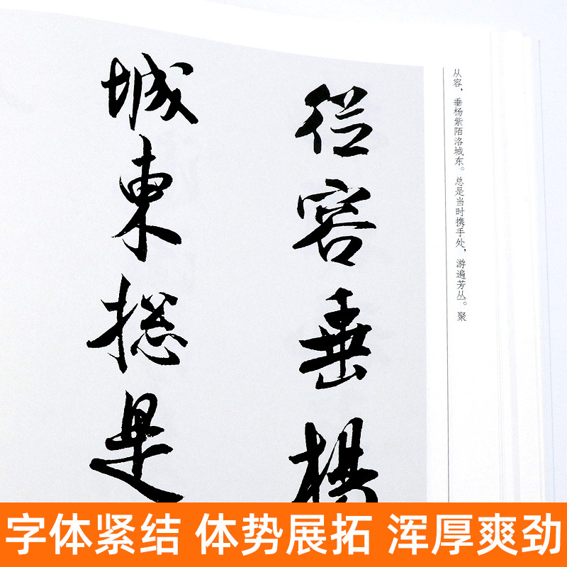 [正版]大尺寸8开米芾 宋词 中国历代书法名家作品集 米芾书法全集行书楷书草书临摹范本古诗词米芾临帖字帖赏析繁简体对照
