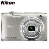 尼康(Nikon) COOLPIX A100 (银) 数码相机 屏幕2.7英寸有效像素约2005万 电池类型锂电池