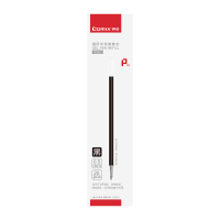 齐心 R980 通用中性笔替芯 拔帽式 子弹头 0.5mm 黑 20支/盒