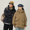 户外羽绒服男冬季新国标90绒连帽情侣百搭休闲男女冲锋羽绒外套潮