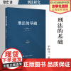 法学译著 刑法的基础 (日) 平野龙一 著 黎宏 译 刑法研究 中国政法大学出版社