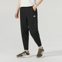 阿迪达斯 (adidas) 女裤新款时尚简约梭织小脚裤健身训练运动休闲长裤IJ5923 ZP