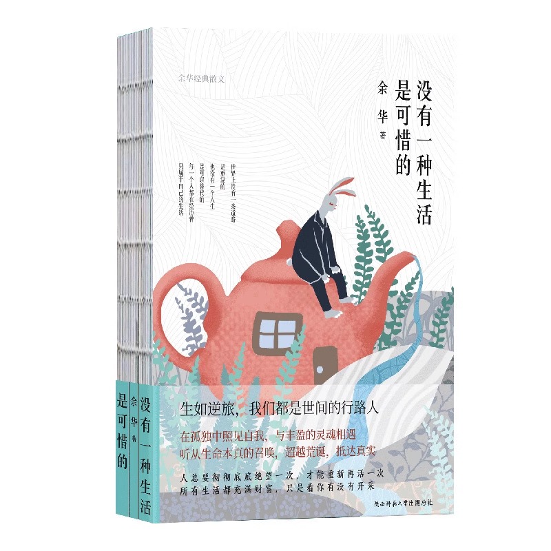 [正版]书店没有一种生活是可惜的(余华经典散文)精装四色裸书脊 继活着之后再论人生与自我 现当代文学人生经典励志散文随高清大图