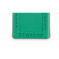 玛斯特锁 MASTER LOCK 410MCNLTGRN 6mm锁钩,锁钩净高76mm,44mm高, 绿色XENOY工程