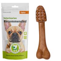 YaHo 狗狗磨牙棒牛棒骨头耐咬零食洁齿骨大型犬金毛补钙去口臭 牛奶味1根 162g