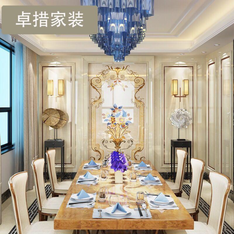 瓷砖背景客厅背景墙沙背景墙护墙板现代简约欧式影视墙蒂朵壹德壹视频