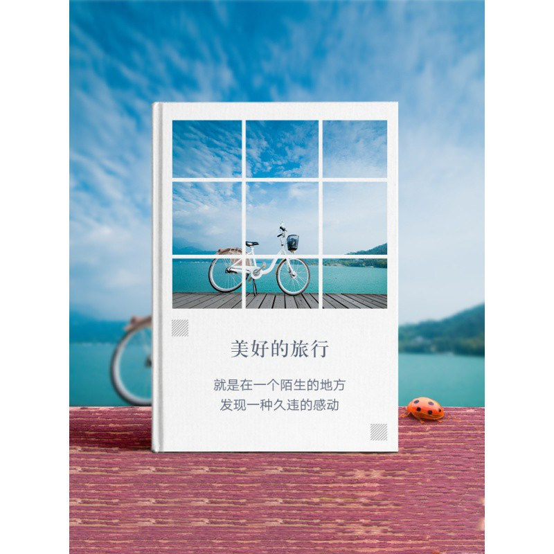 纪念册制作网红照片书定制diy男手工情侣创意写真生日相册本 三维工匠 32页-[硬壳硬页经典]加厚铜版纸H