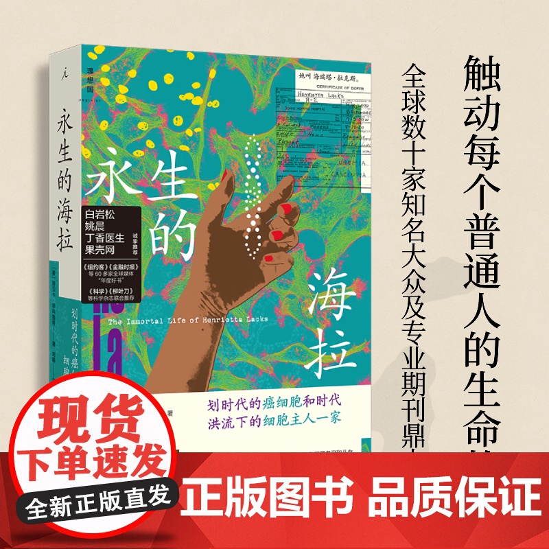 永生的海拉 24年新版 丽贝卡 思科鲁特 著 白岩松 姚晨 诚挚 十余年经典 理想国图书店