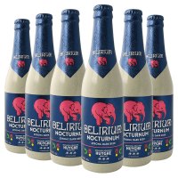 比利时进口 精酿啤酒 Delirium 深粉象啤酒330mlx6瓶