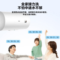 海尔 电热水器 家用储水式节能省电ES50H-C6(ET) 50L 2200W