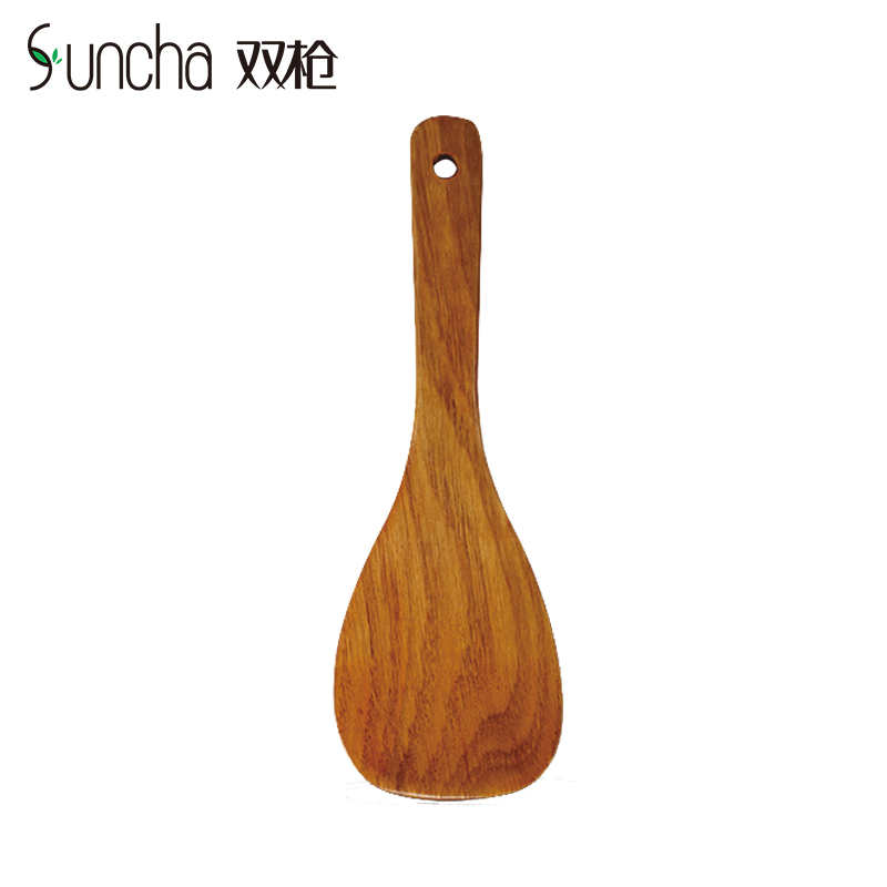 双枪(Suncha)木质木铲勺饭铲不沾米铲子饭勺 实用厨房小配件CZ2222