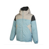 adidas originals Sporty Down 印花Logo拉链连帽羽绒服 男款 灰色 HS9467