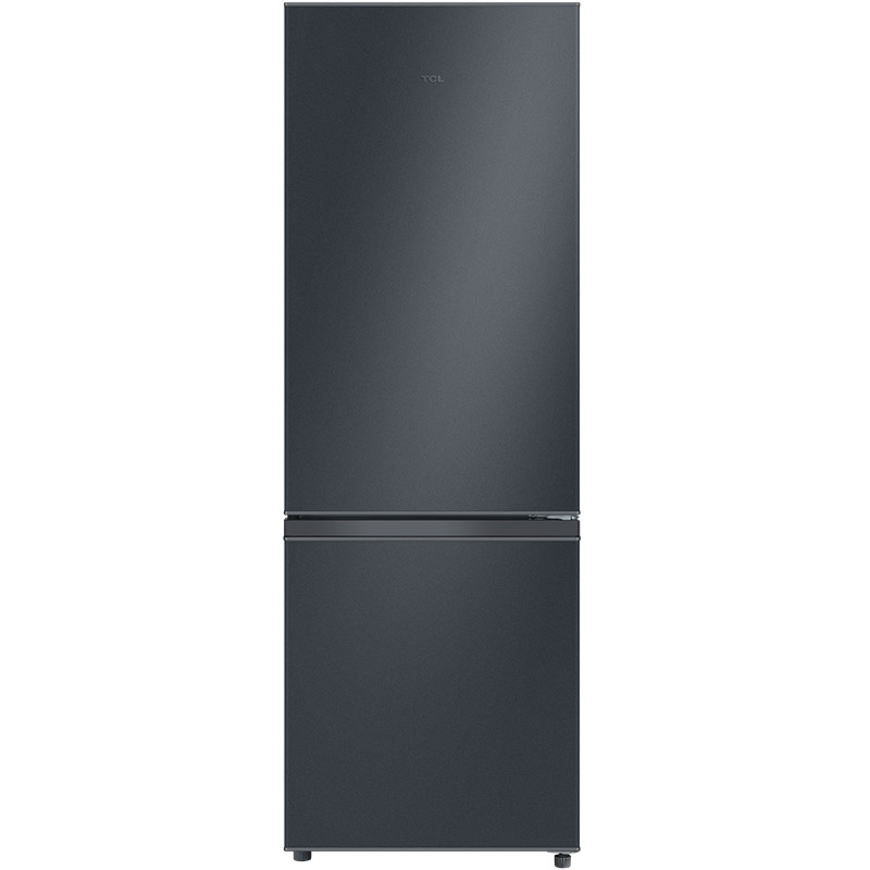 TCL 162升 双门冰箱 家用电冰箱两门小型冰箱 节能低音保鲜 大冷藏室 颜值控面板(晶岩灰)R162L3-BZ